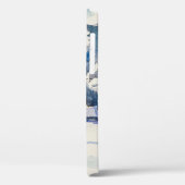 Winterlandschaft mit Bergdorf bedeckt mit Case-Mate iPhone Hülle (Rückseite / Links)