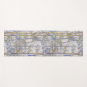 Winterlandschaft mit Birkenwald im Schnee Yogamatte (Vorderseite (Horizontal))