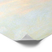 Winterlandschaft mit dem aufsteigenden Mond Adolf  Poster (Ecke)