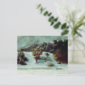 Winterlandschaft mit den Dents du Midi, 1876 Postkarte (Stehend Vorderseite)