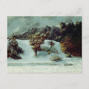 Winterlandschaft mit den Dents du Midi, 1876 Postkarte