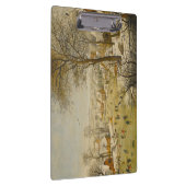 Winterlandschaft mit Eisfallen und Eisfallen Klemmbrett (Rechts)