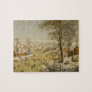 Winterlandschaft mit Eisfallen und Eisfallen Puzzle