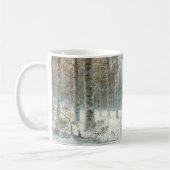 Winterlandschaft mit Elche Kaffeetasse (Links)
