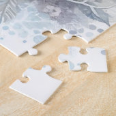 Winterlandschaft mit Hirsch Puzzle (Seite)