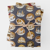 Winterlandschaft mit ISI Geschenkpapier Set (Beispiel)