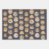 Winterlandschaft mit ISI Geschenkpapier Set (Vorderseite)