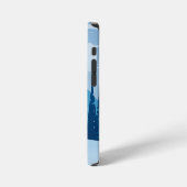 Winterlandschaft mit Schnee iPhone Hülle (Linke Seite)