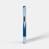 Winterlandschaft mit Schnee iPhone Hülle (Rechte Seite)