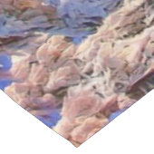 Winterlandschaft mit schneebedeckten Bäumen Aquare Tischdecke (Schrägansicht)