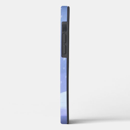 Winterlandschaft mit schneebedeckten Bäumen Case-Mate iPhone Hülle (Rückseite / Links)