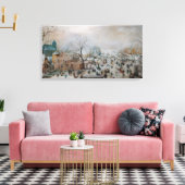 Winterlandschaft mit Skatern von Hendrick Avercamp Leinwanddruck (Insitu (Wohnzimmer))