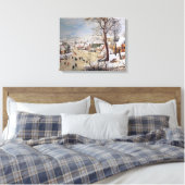 Winterlandschaft mit Vogelfalle, 1601 Leinwanddruck (Insitu (Schlafzimmer))