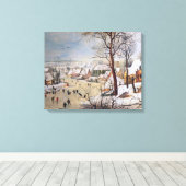 Winterlandschaft mit Vogelfalle, 1601 Leinwanddruck (Insitu (Holzboden))