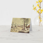 Winterlandschaft mit Vogelfallen - 1565 Karte (Gelbe Blume)