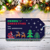 Winterlandschaft mit Weihnachten Geschenkanhänger