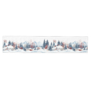 Winterlandschaft Mittelgroßer Tischläufer