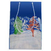 Winterlandschaft Mittlere Geschenktüte (Rückseite)