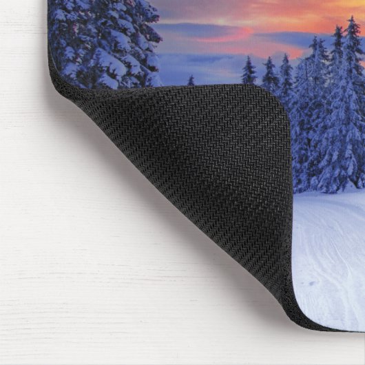 Winterlandschaft Mousepad (Ecke)