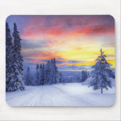 Winterlandschaft Mousepad (Vorne)
