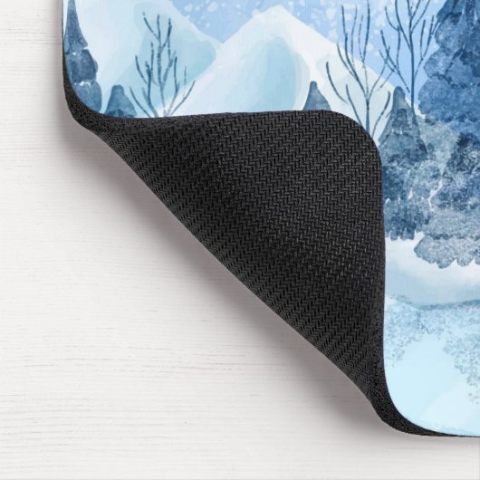Winterlandschaft Mousepad (Ecke)