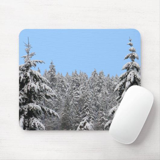 Winterlandschaft Mousepad Schneewaldgeschenke (Mit Mouse)