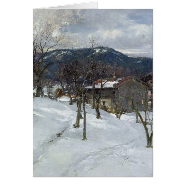 Winterlandschaft nahe Kutterling, 1899 (Vorne)