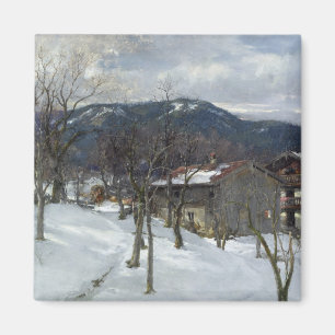 Winterlandschaft nahe Kutterling, 1899 Magnet