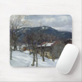 Winterlandschaft nahe Kutterling, 1899 Mousepad (Mit Mouse)