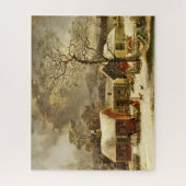 Winterlandschaft, New Haven, Connecticut Puzzle (Vertikal)
