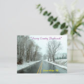 Winterlandschaft New Jersey Postcard Postkarte (Stehend Vorderseite)