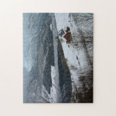 Winterlandschaft, Norwegen/Skandinavien Puzzle (Vertikal)