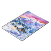 Winterlandschaft Notizblock (Linke Seite)