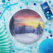 Winterlandschaft Pappteller (Party)