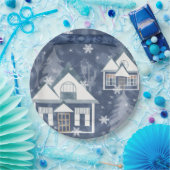Winterlandschaft Pappteller (Party)