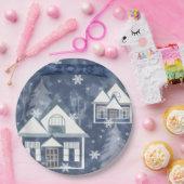 Winterlandschaft Pappteller (Party)