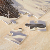 Winterlandschaft Pinienbäume Puzzle (Seite)