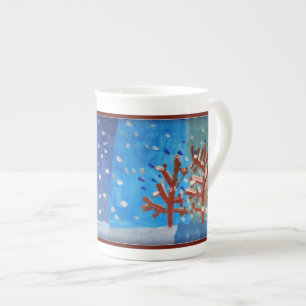 Winterlandschaft Porzellantasse