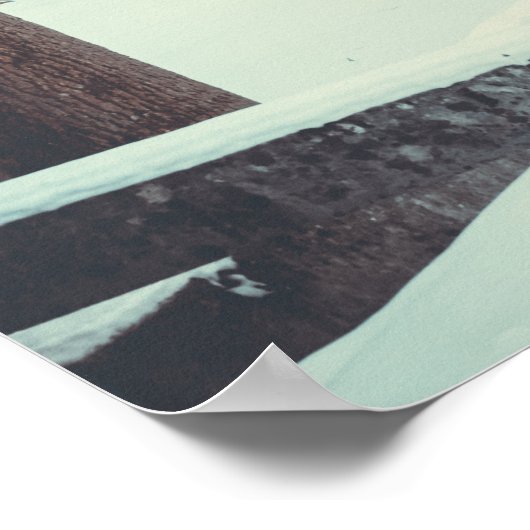 Winterlandschaft Poster (Ecke)