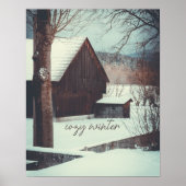 Winterlandschaft Poster (Vorne)