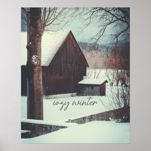 Winterlandschaft Poster (Vorne)