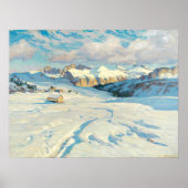 Winterlandschaft Poster (Vorne)