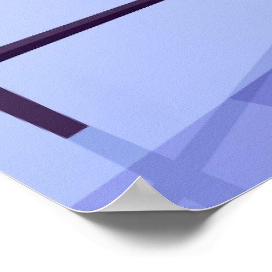 Winterlandschaft Poster (Ecke)