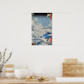 Winterlandschaft Poster (Küche)