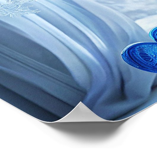 Winterlandschaft Poster (Ecke)