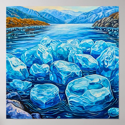 Winterlandschaft Poster (Vorne)