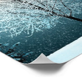 Winterlandschaft Poster (Ecke)