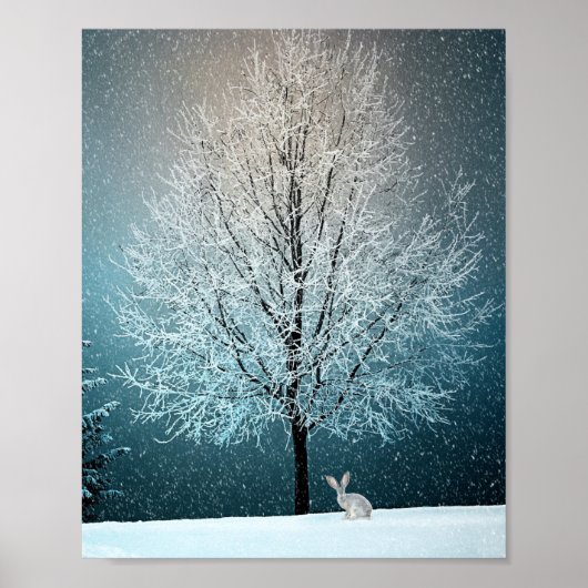 Winterlandschaft Poster (Vorne)