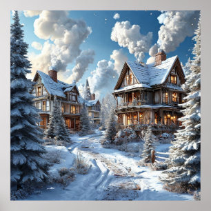 Winterlandschaft Poster