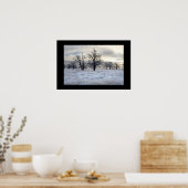 Winterlandschaft Poster (Küche)